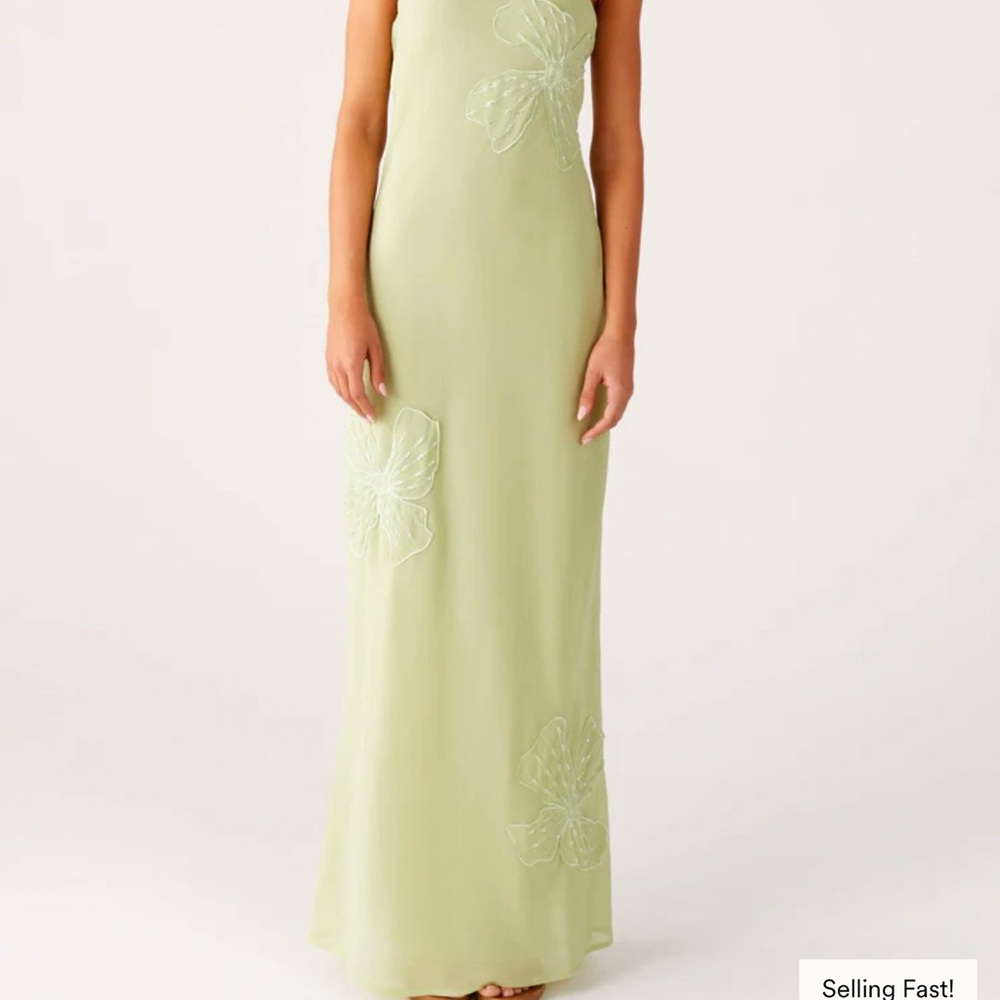 Peppermayo Light Green Maxi Dress